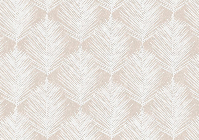 Gentle Palm, Natural - Twist&Fit Roman Blind - Image 7